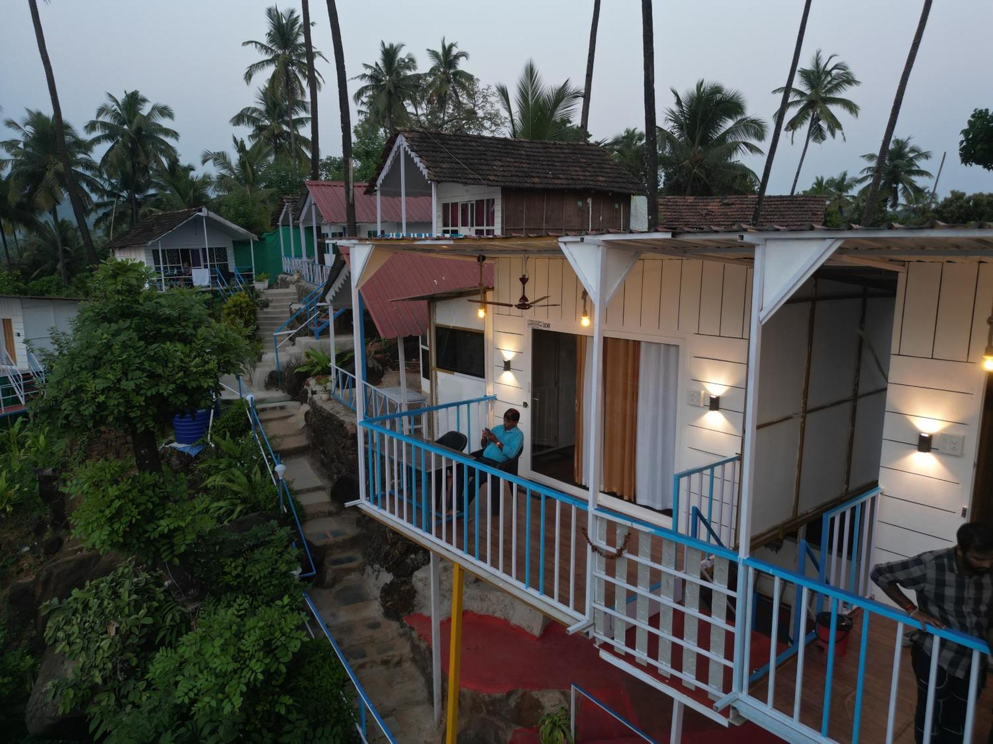 מלון Hilltop Seaview Palolem Goa מראה חיצוני תמונה